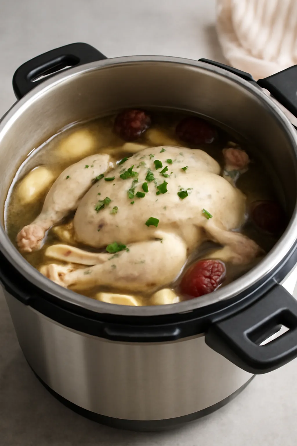 How to boil Samgyetang Summer Summer Samgyetang Pressure Cooker Recipe