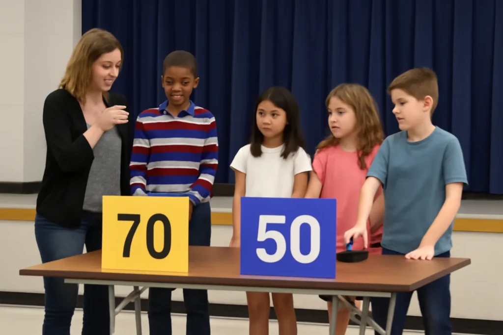 Elementary school quiz match
