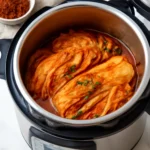 Pressure cooker kimchi steamed kimchi stew steamed
