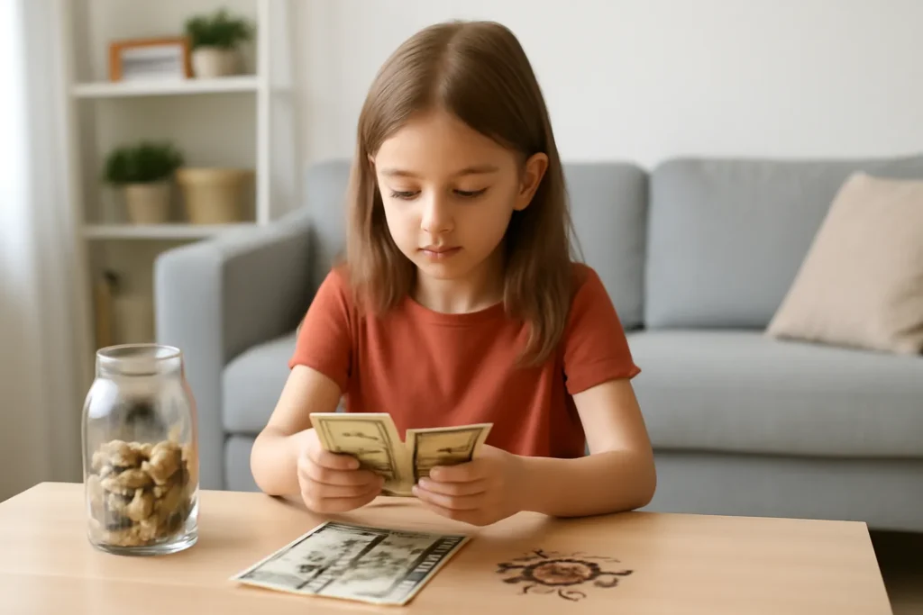 An average pocket money statistics of elementary school students