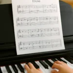 Elementary school piano score