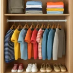 Elementary school wardrobe organization