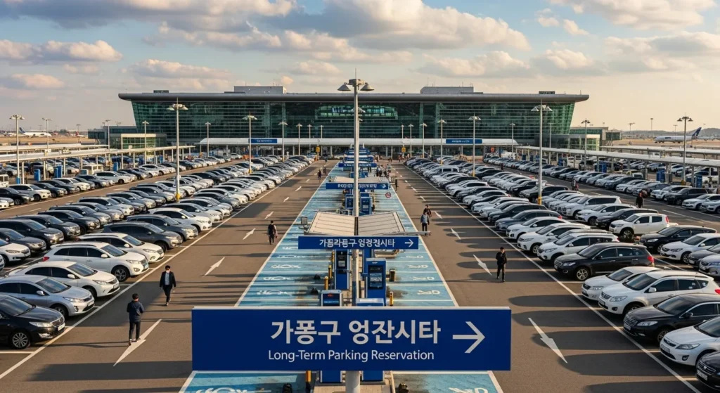 인천공항 제2여객터미널 장기 주차장 예약