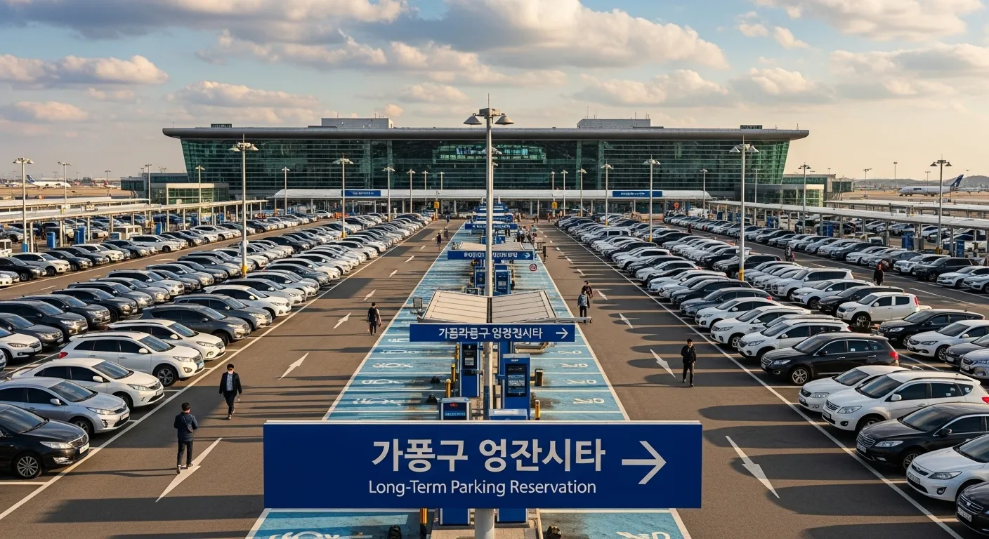 인천공항 제2여객터미널 장기 주차장 예약
