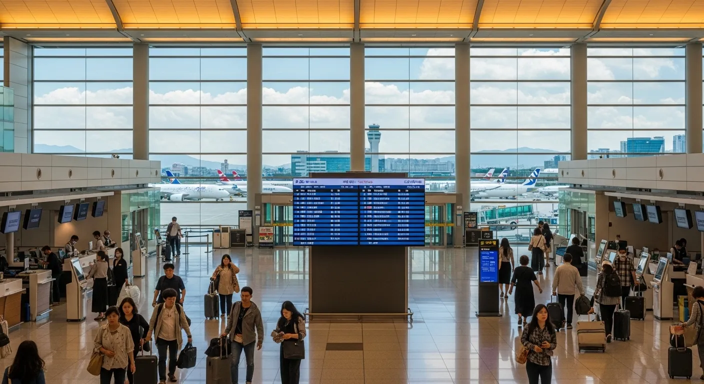 김포공항 출도착