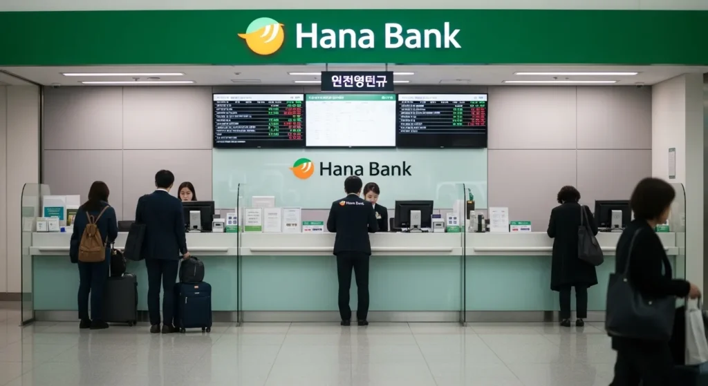 인천공항 하나은행 환전