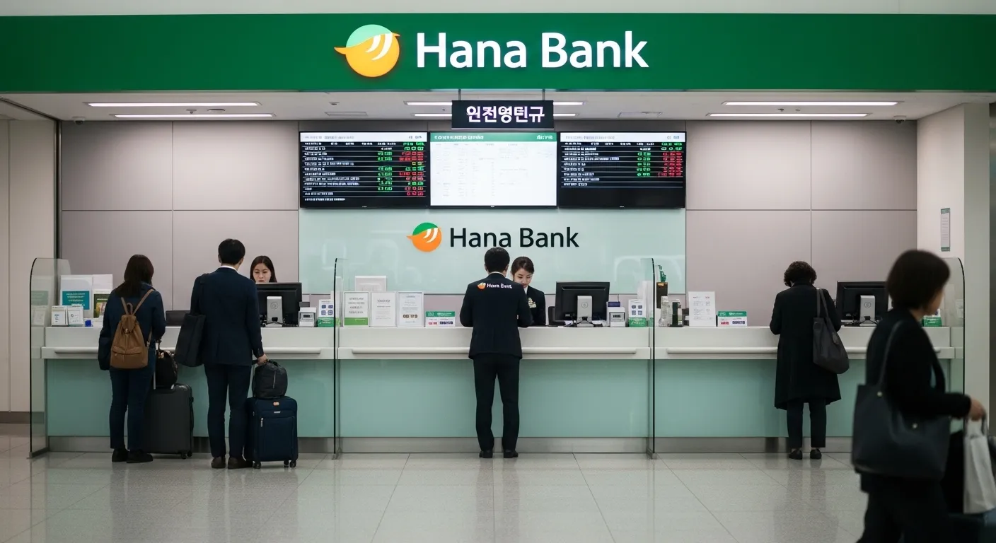 인천공항 하나은행 환전