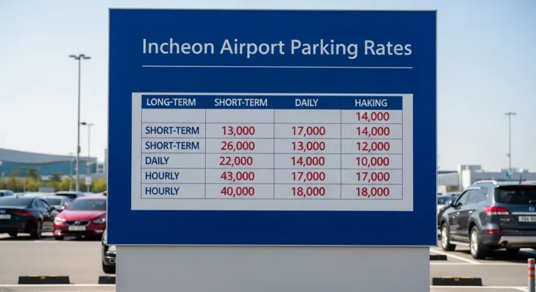 인천공항 주차비용