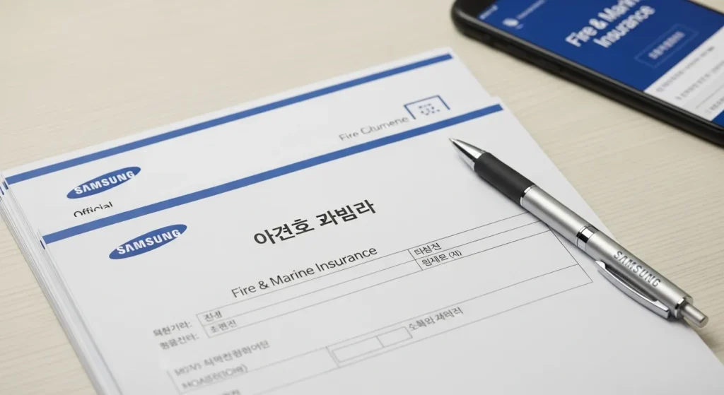 삼성화재 운전자보험 보상청구 서류