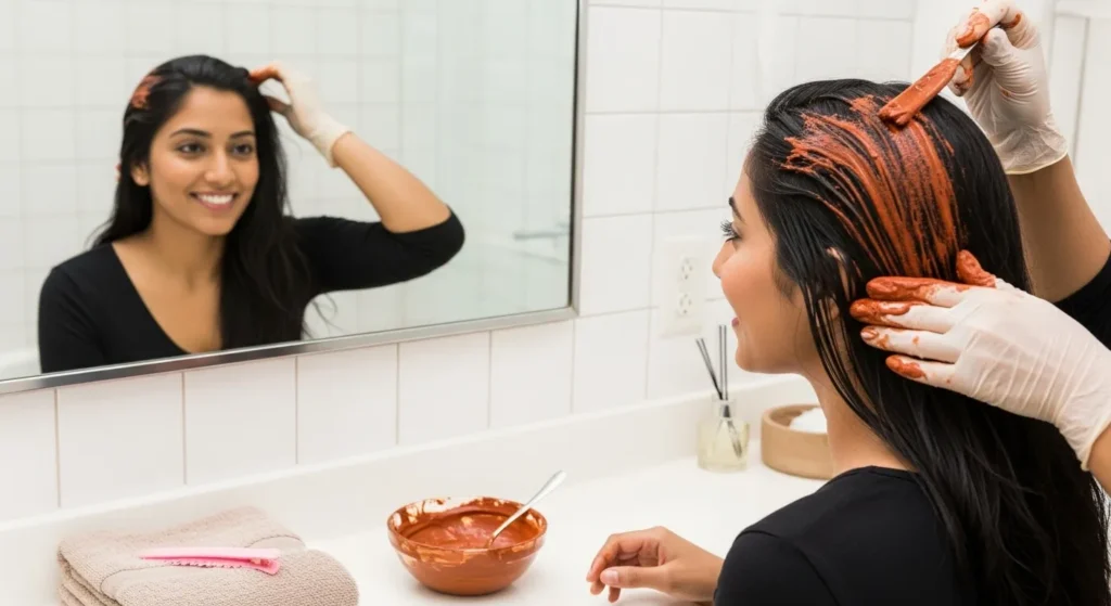 새치 헤나 염색약