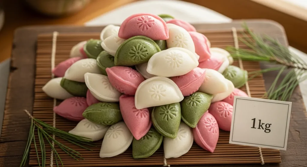 송편 1kg 갯수