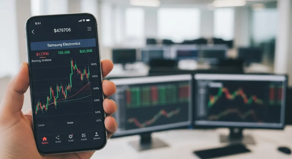 삼성전자 주가는 ?