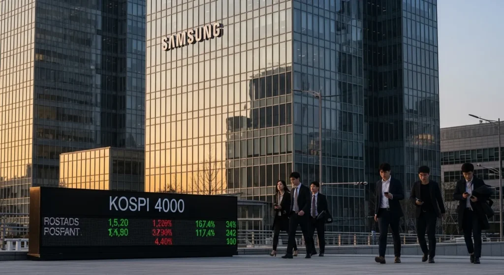 코스피 4000 삼성전자
