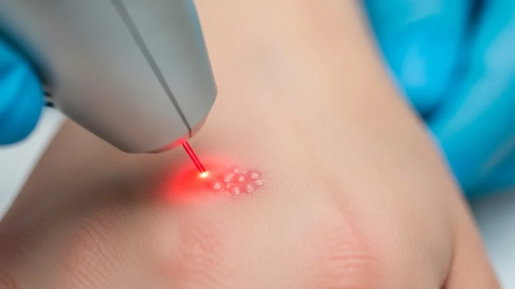 손등 검버섯 레이저 치료