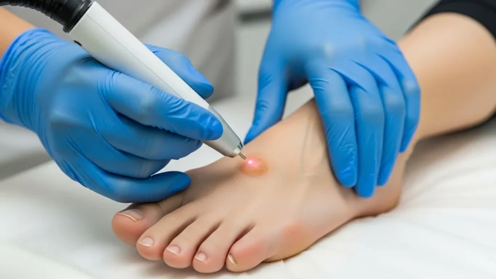 검버섯 제거 레이저 시술