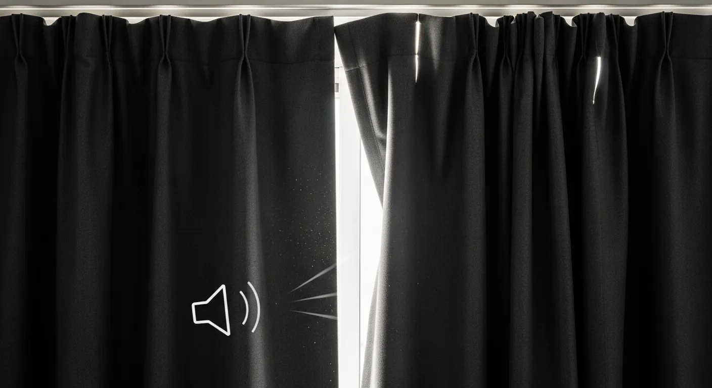 방음 부족 암막 커튼 내돈내산 후기