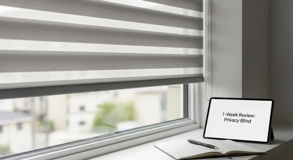 사생활 블라인드 1주 사용 후기