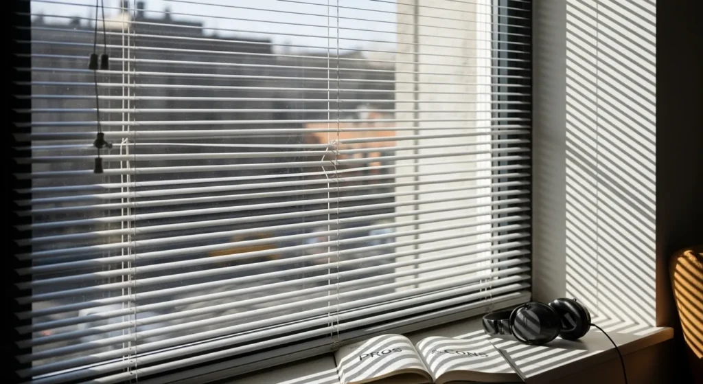 방음 부족 블라인드 장단점