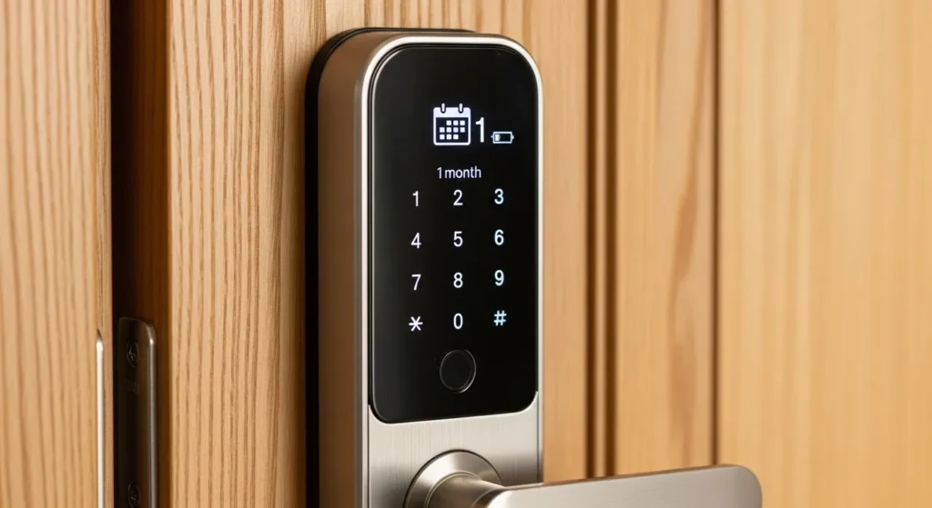 배터리 수명 도어락 1달 사용 후기