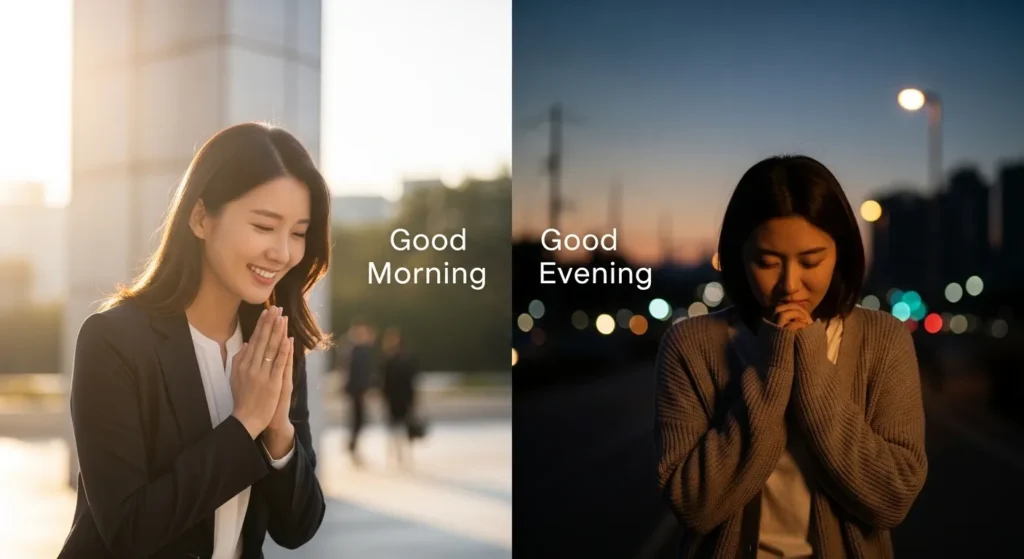 아침과 저녁 문안인사