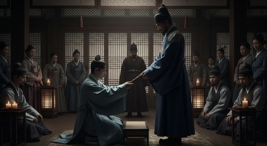 단종, 삼촌인 수양 대군에게 왕의 자리를 넘겨주다