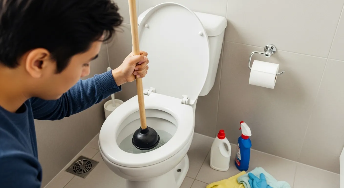 변기 뚫는 방법