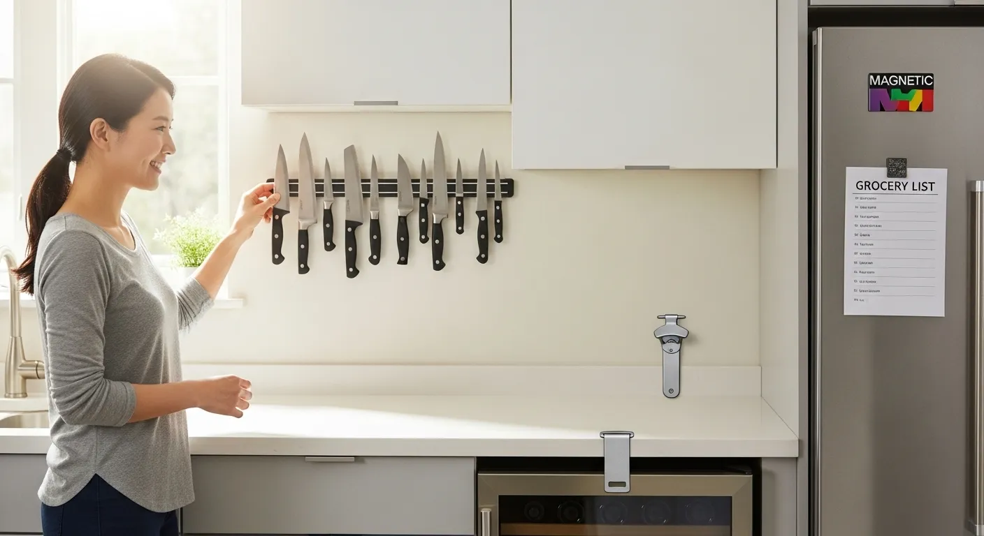 생활에서 자석을 이용하는 예를 찾아보기