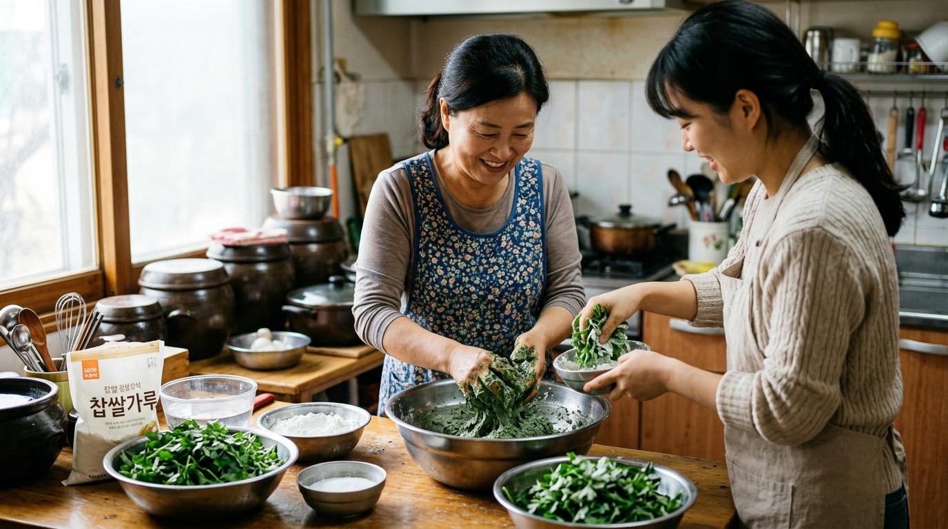 쑥버무리 만드는 법