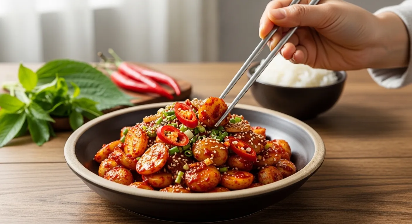 고추장 참나물 무침 만드는 법