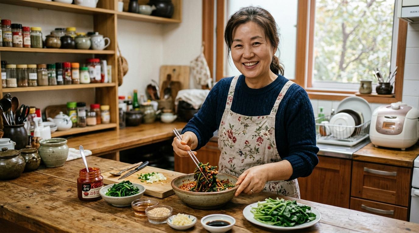 고추장 참나물 무침 만드는 법