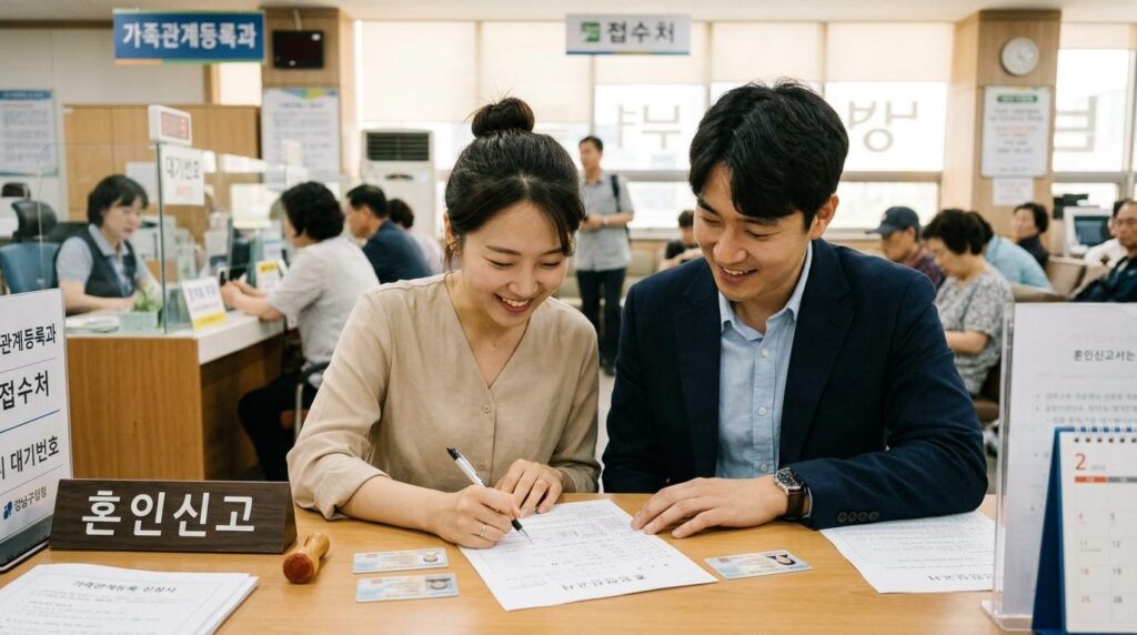 혼인신고 하는 법