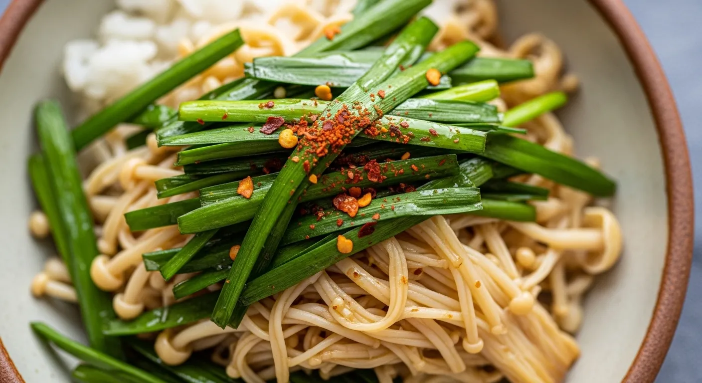 달래팽이버섯무침