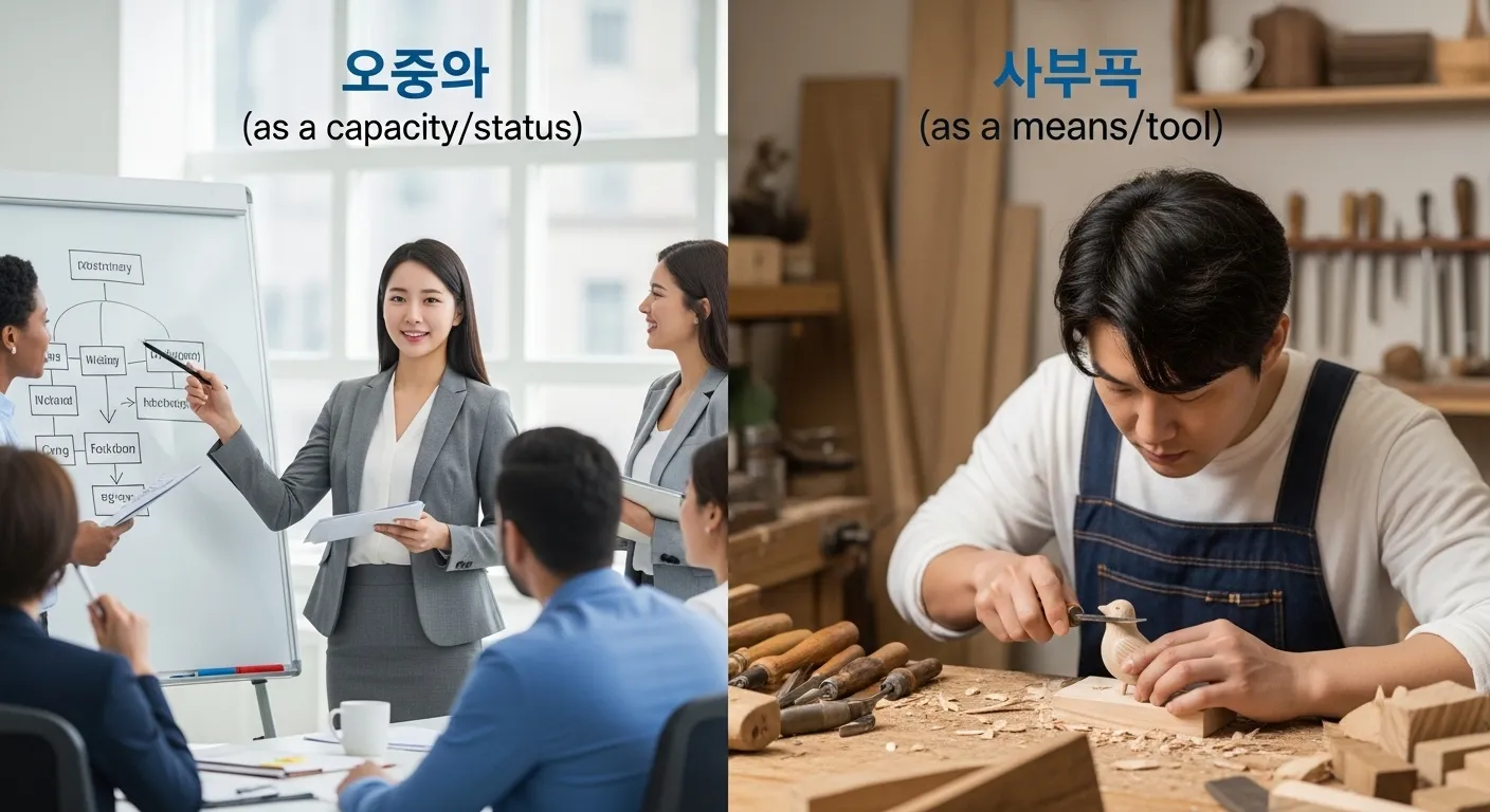 ~로서'와 '~로써'의 쓰임은 어떻게 다를까?
