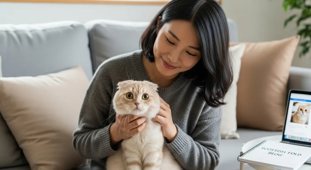 스코티시폴드 고양이