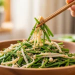 달래팽이버섯무침