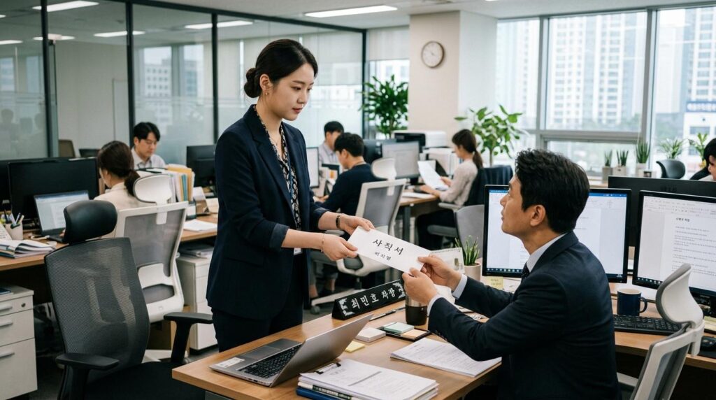 사직서 작성방법