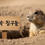 땅속에 사는 동물 삼총사