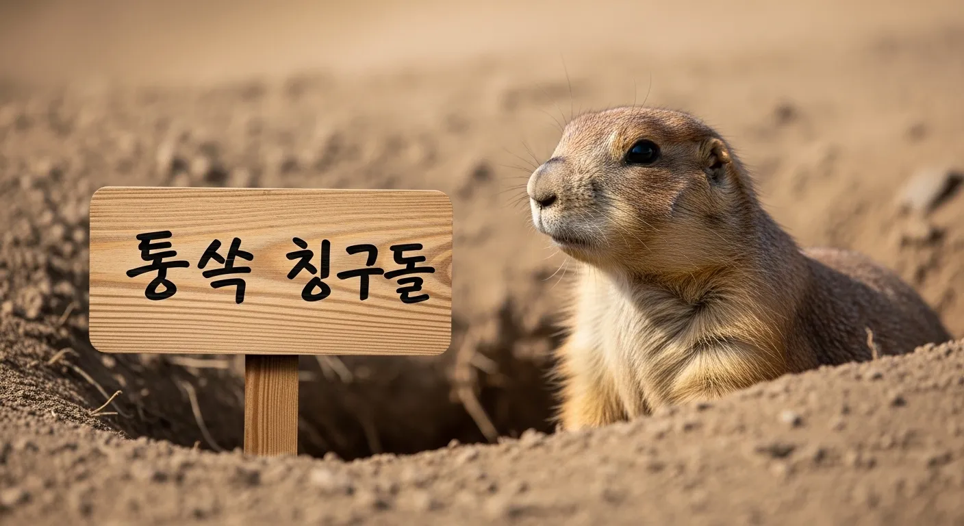 땅속에 사는 동물 삼총사