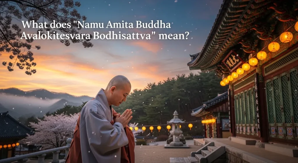 나무아미타불 관세음보살'은 무슨 뜻일까?