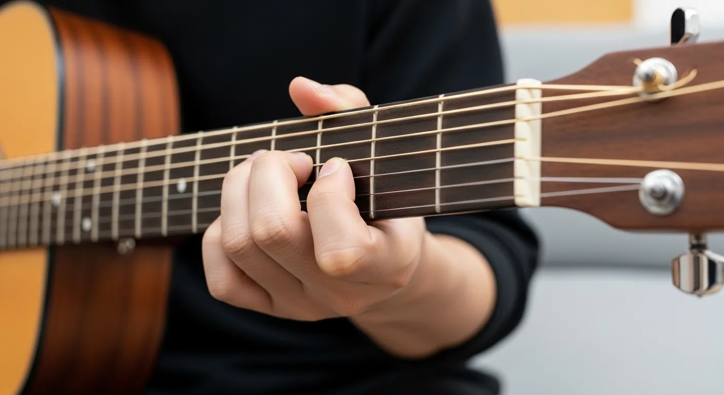 기타 D코드 운지법